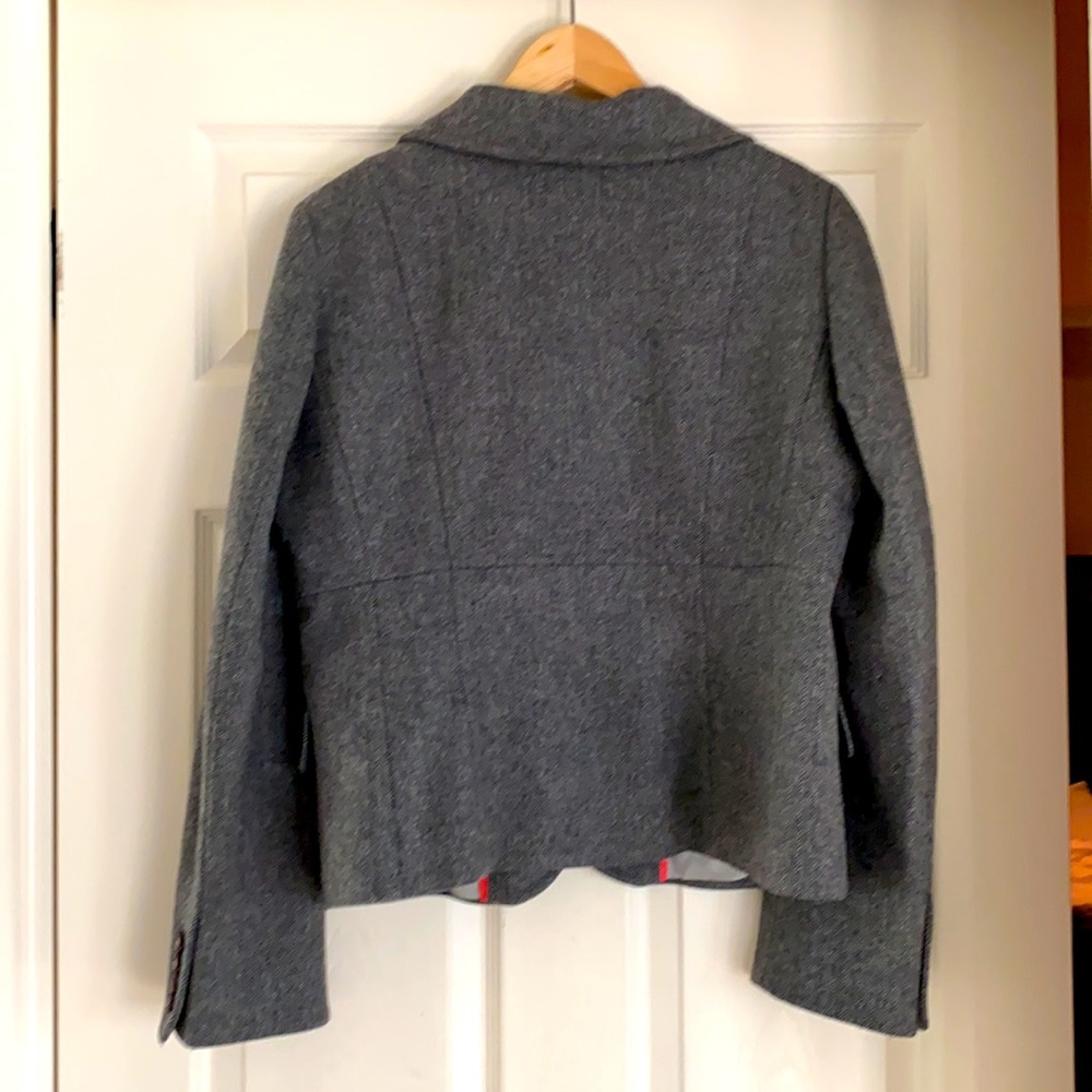 J.Crew wool blazer, grey tweed - Picture 2 of 4
